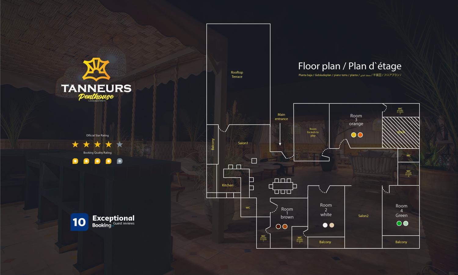 Les Tanneurs Penthouse Marrakech Apartamento Marraquexe Exterior foto